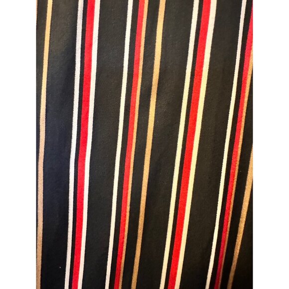 🍒 2/$20 🍒 INC Long Sleeve Striped Business Casual Blouse Knot Front sz L - Picture 7 of 9